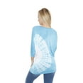 thumbnail image 4 of White Mark Women's Banded Dolman Tie-Dye Top, 4 of 4
