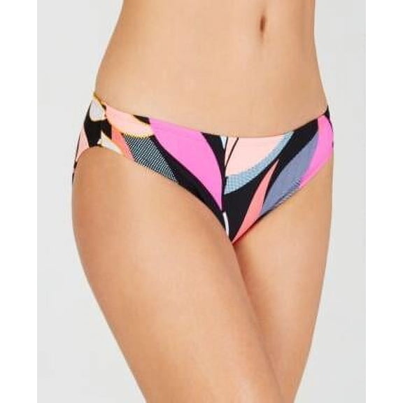 MSRP $20 Hula Honey Leaf Printed Hipster Bottoms Swimsuit Size XL