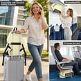 thumbnail image 6 of JIALIOU 14" Laptop Backpack Waterproof Airline Approved Stylish Casual Daypack for Travel Business College Work, Pale Yellow White Polka Dot, 6 of 8