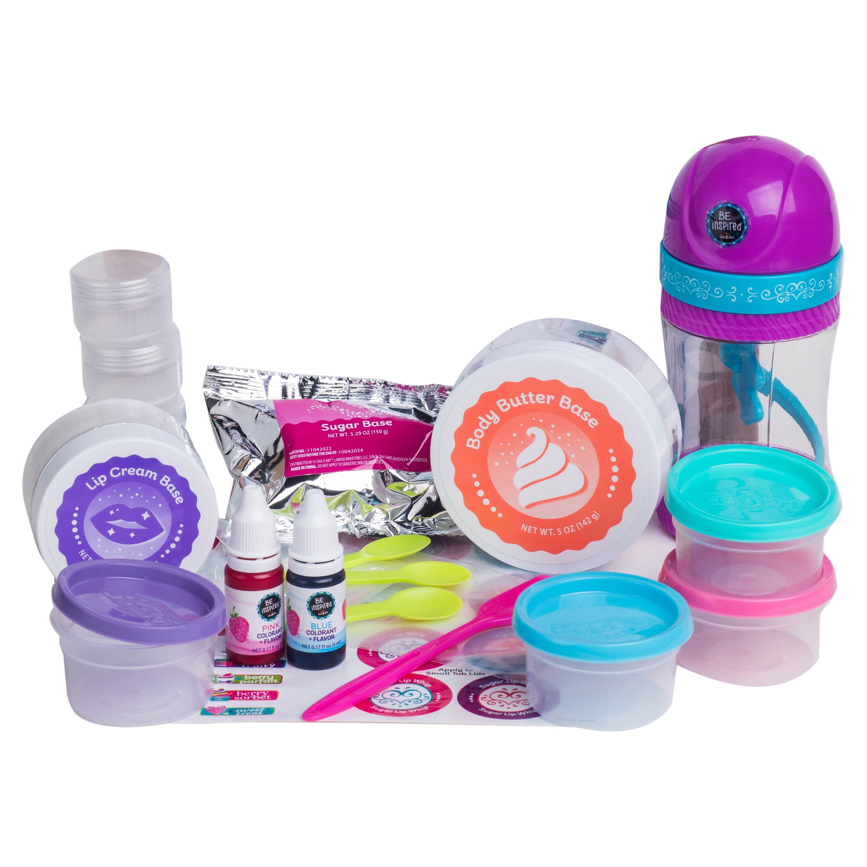 CRYSPEAU スキンケアセット Cra-Z-Art Be Inspired Unisex Body & Lip Whipped Spa Creations Kit