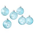 thumbnail image 1 of TIELUTT 6 Pcs Light Blue Shatterproof Hanging Rose Beads String Beads Chandelier 2013 Innovation Stained Glass Clear String the Ornament, 1 of 8