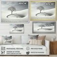 thumbnail image 4 of Designart "Wintery Landscape Snapshot IV" Winter Landscape Floater Framed Canvas Art Print, 4 of 5