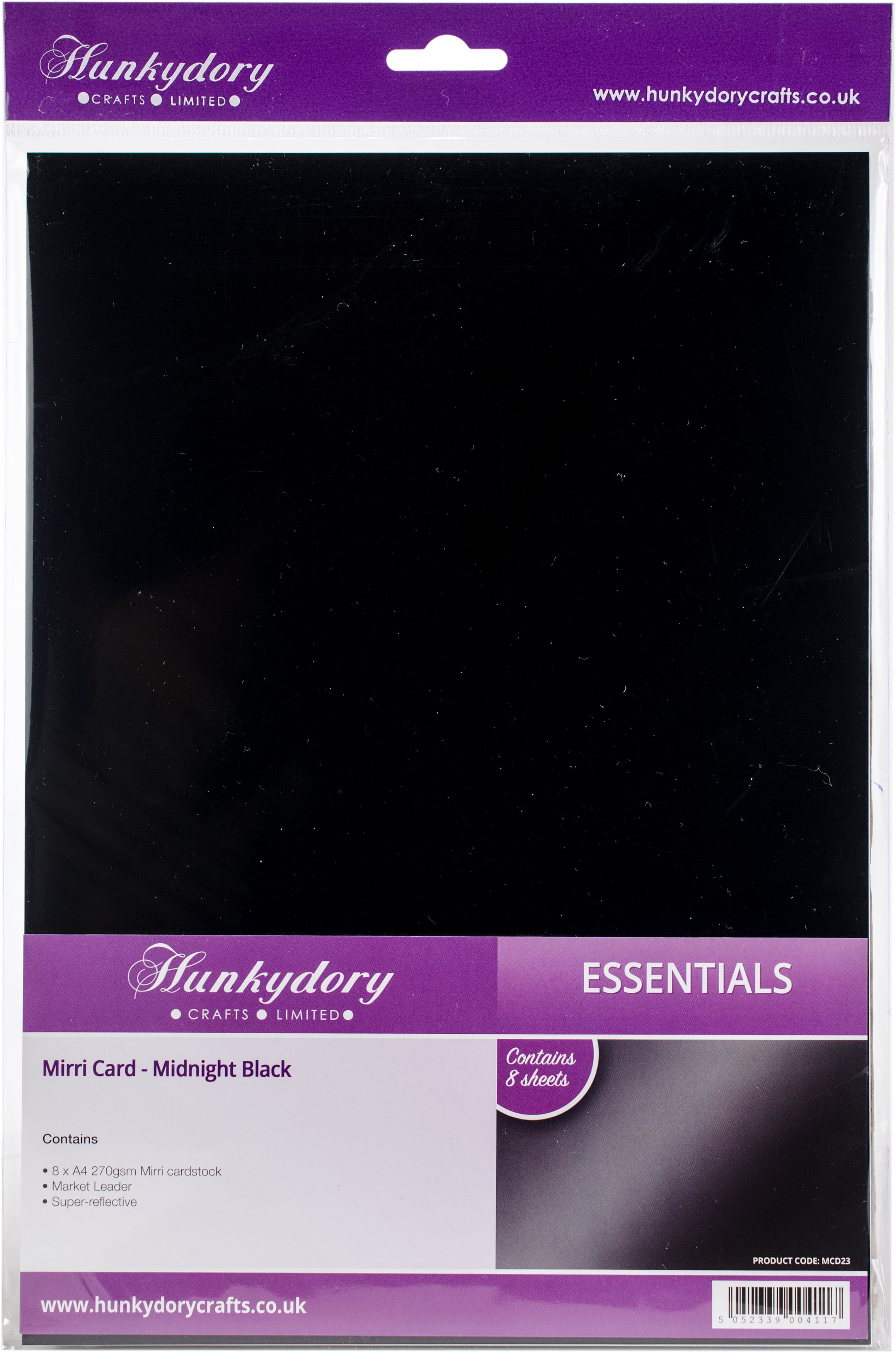 Hunkydory Mirri Super-Reflective A4 Cardstock 8//Pkg-Festive