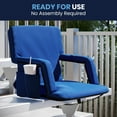 thumbnail image 3 of Flash Furniture Malta Fabric Stadium Chair (2 Pack), Blue, 3 of 18