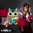 thumbnail image 3 of PMU Congrats Grad Balloon Bouquet | Graduation Decoration Mylar Balloons | Celebrate Success with Vibrant Graduation Balloons | Grad Owl Grad Balloon Bouquet Burgundy (5/Pkg) Pkg/1, 3 of 7