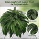 thumbnail image 2 of 2026 UV Resistant Lifelike Artificial Boston Fern, 2 of 4