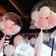 thumbnail image 4 of 9-piece Set Latex 20-inch Transparent Bobo Balloon Kit Birthday Party Confession Layout Wedding Decoration, 4 of 7