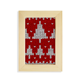 thumbnail image 1 of Árbol rojo ilustración de punto Unbranded Marco de foto 5x7 pies, 1 of 4