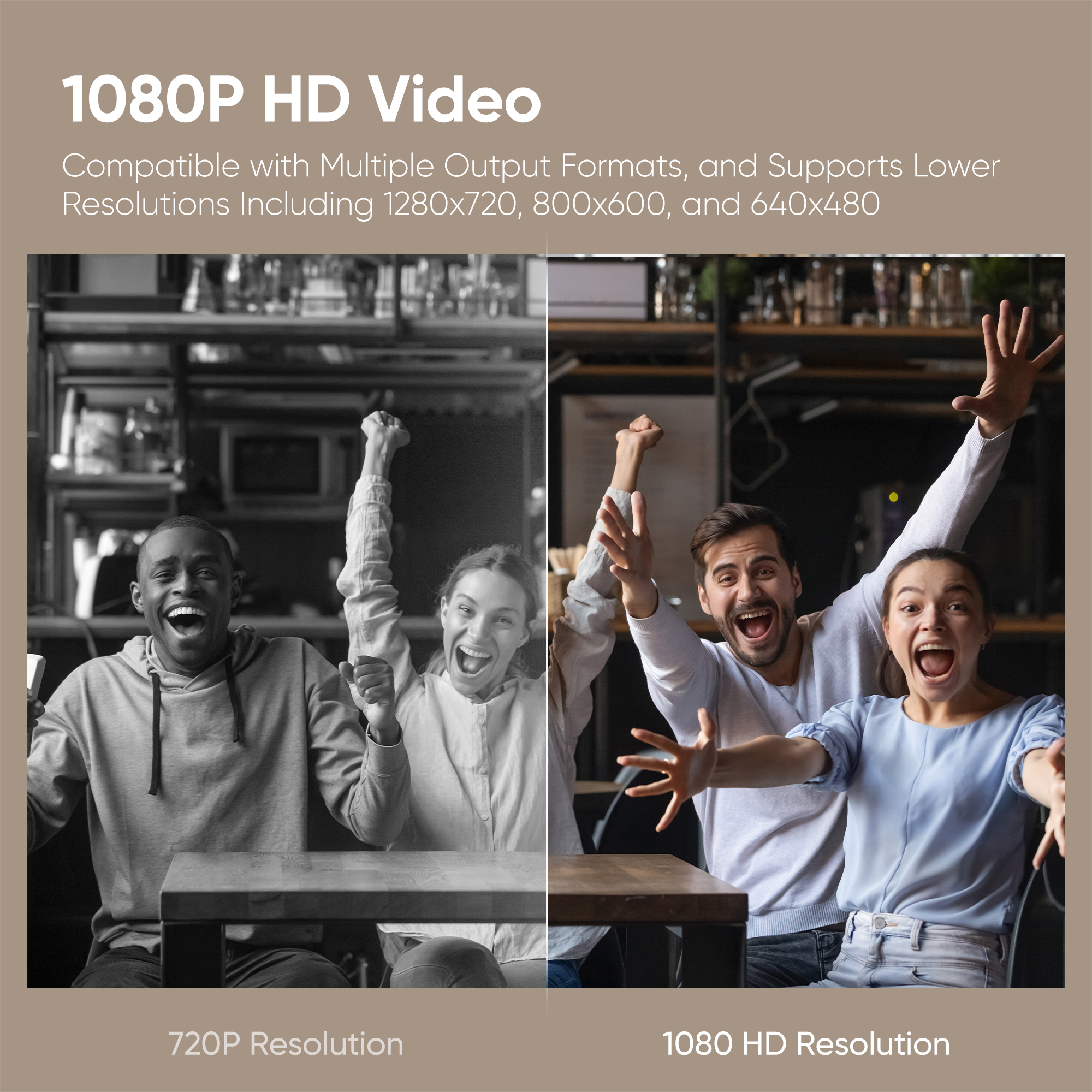 NOVODESK 1080p HD Webcam with Dual Microphone and Privacy Cover photo 2