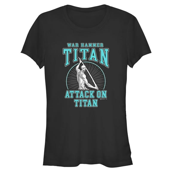 Juniors Attack on Titan War Hammer Titan Jersey T Shirt