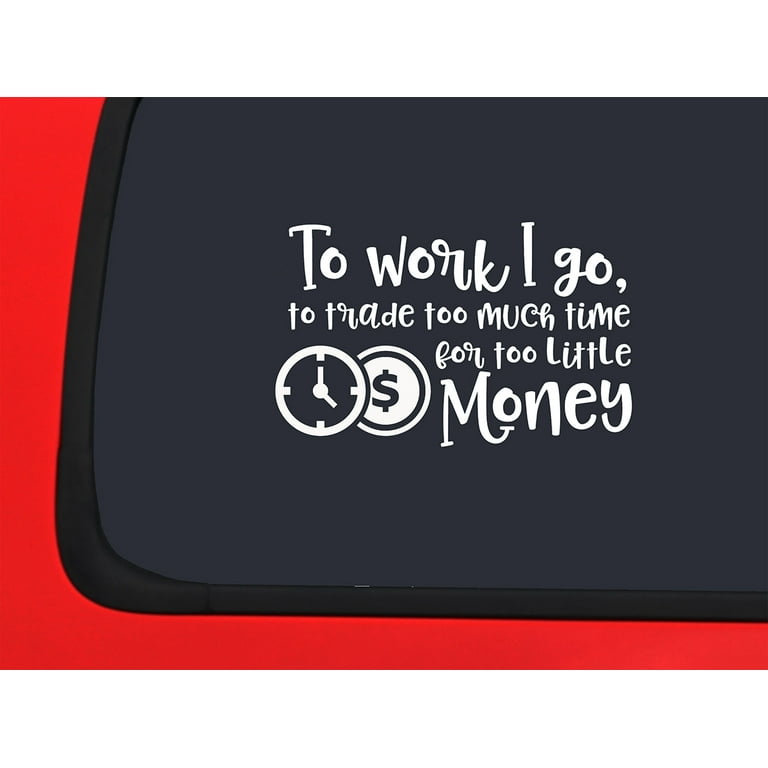 Funny car sale stickers