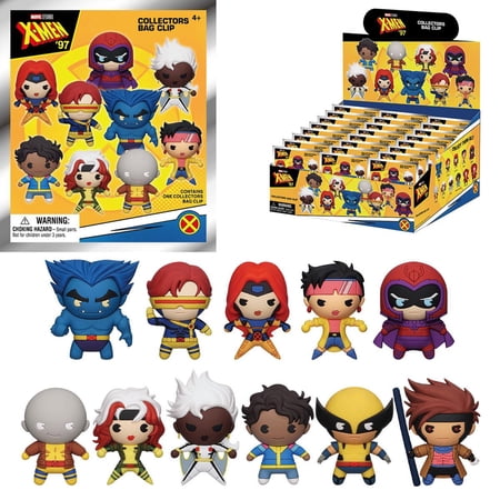 X-Men 97 Series 2 3D Foam Bag Clip Random 6-Pack