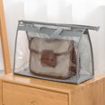 thumbnail image 4 of Windfall Hanging Handbag Organizer Dust-Proof Storage Holder Bag Wardrobe Closet for Purse Clutch Storage Bag Transparent Dustproof PVC Shoes Handbag Organizer for Closet, 4 of 6