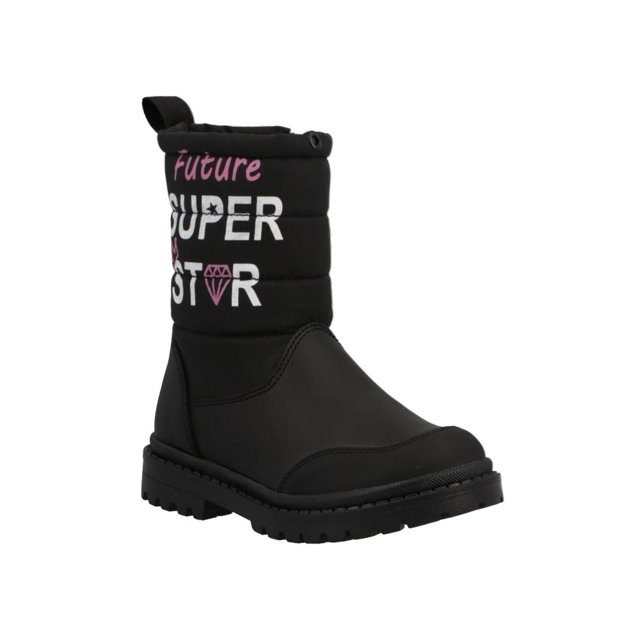 Botas Casuales Bambino Abrigadoras Bonitas Negro Talla 15/17 E Sintetico Cremona/Sneaker/Monc