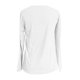 thumbnail image 3 of MHFRRA Camiseta Informal de Manga Larga con Cuello Redondo para Mujer, Básica, de Color Liso, para Uso Diario, Cómoda y Holgada. Blanco, 3 of 5