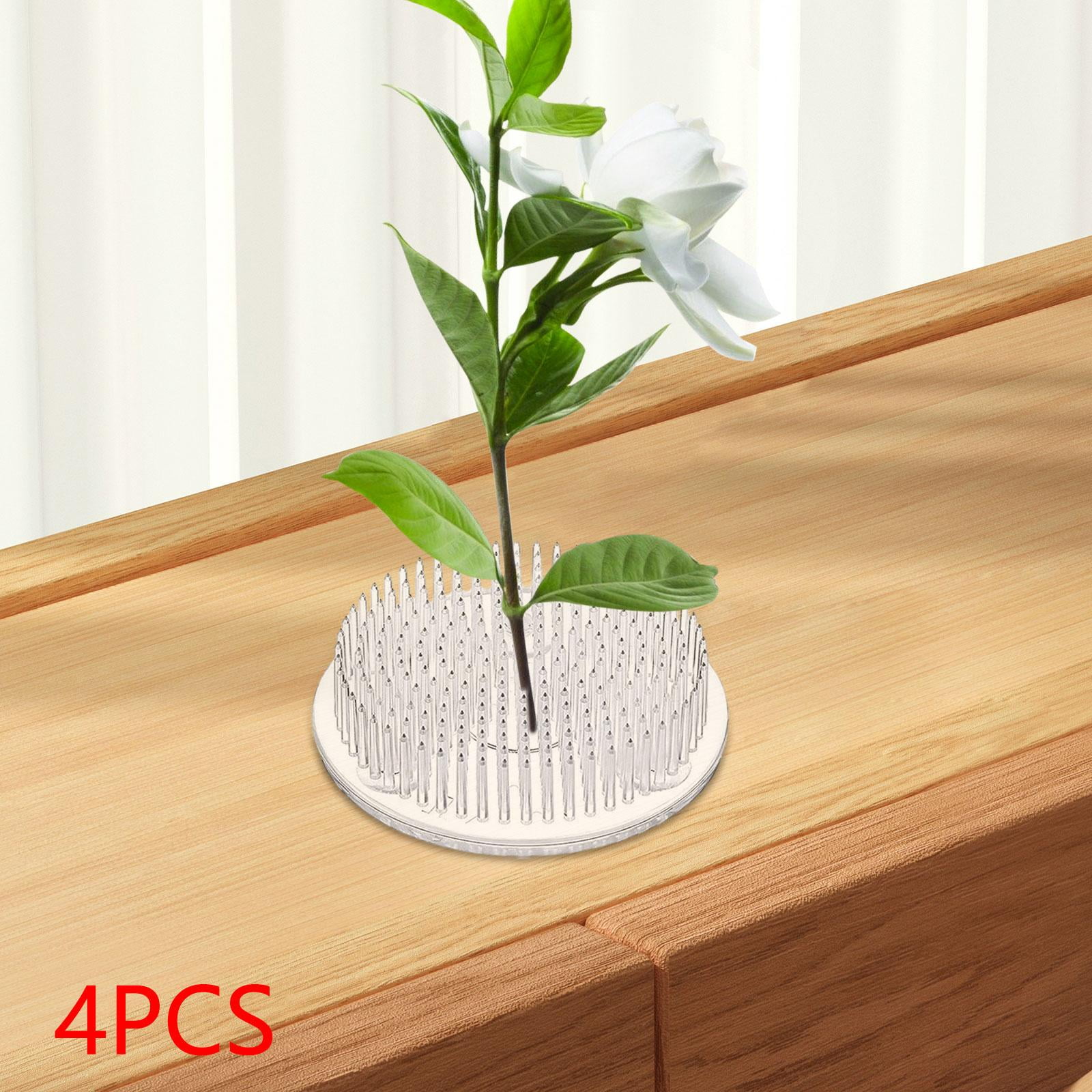 perfeclan 4 Pieces Flower Frog Flower Arranger Plastic Easy to Use Floral Arrangement Pin Holder for Floral Design Gardening DIY Crafts