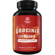 Natures Craft Garcinia Cambogia Extract Supplement with 60% HCA for Metabolism Support, 60 Capsules