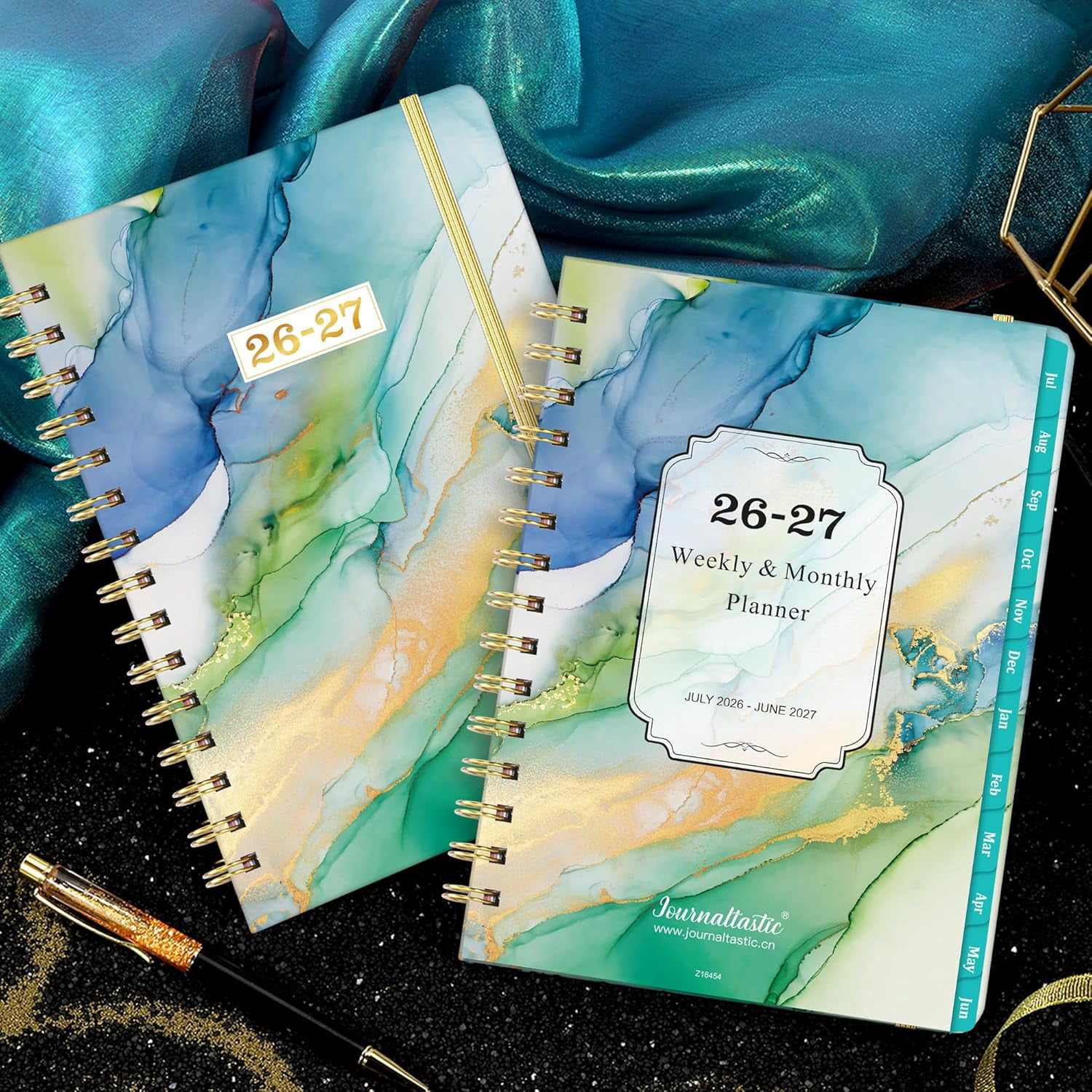 Planner 2026-2027 - Academic Planner 2026-2027, Jul. 2026 - Jun. 2027, 26-27 Weekly and Monthly with Tabs, 6.3" x 8.4", Tabs, Hardcover, Back Pocket