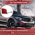 thumbnail image 3 of Unique Bargains Front Right Car Tow Hook Cover Cap for MercedesBenz GLC X253 2016-2018 Hook No.2538853400 Red Plastic 1 Pc, 3 of 6
