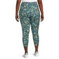 thumbnail image 4 of Terra & Sky Womens Plus Size Leggings, 2-Pack, 4 of 5