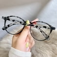 thumbnail image 2 of Computer Eyeglasses Eye Protection Solid Hinge Stylish Clear Lens Fake Computer Eyeglasses, 2 of 5