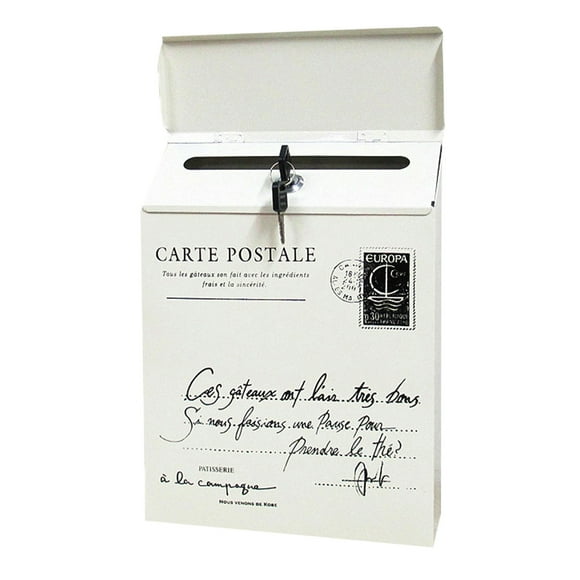 Dvkptbk Mail Bo X Vintage Wall Mount Mailbox Mail Postal Letter Newspaper Box Mail Bo X
