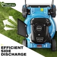 thumbnail image 5 of Datingday 20-Inch 144cc 4-Stroke Gas Push Lawn Mower, Lightweight Hand Push Mower with 7-Inch Wheels, Ideal for Small Yards Under 1/4 Acre, 5 of 6