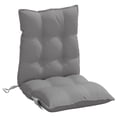 thumbnail image 2 of vidaXL Lowback Chair Cushions 6 pcs Grey Oxford Fabric, 2 of 5