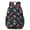 Alien Rocket Deep Blue Pattern, variant on Alien Rocket Deep Blue Pattern 17" Waterproof Oxford School Backpacks for Teens, S-Shape Padded Straps, for School, Travel, Hiking, Camping