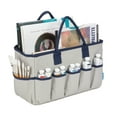 thumbnail image 6 of Itoya ProFolio Entourage Tote Bag, Gray/Navy, Large, 6 of 6