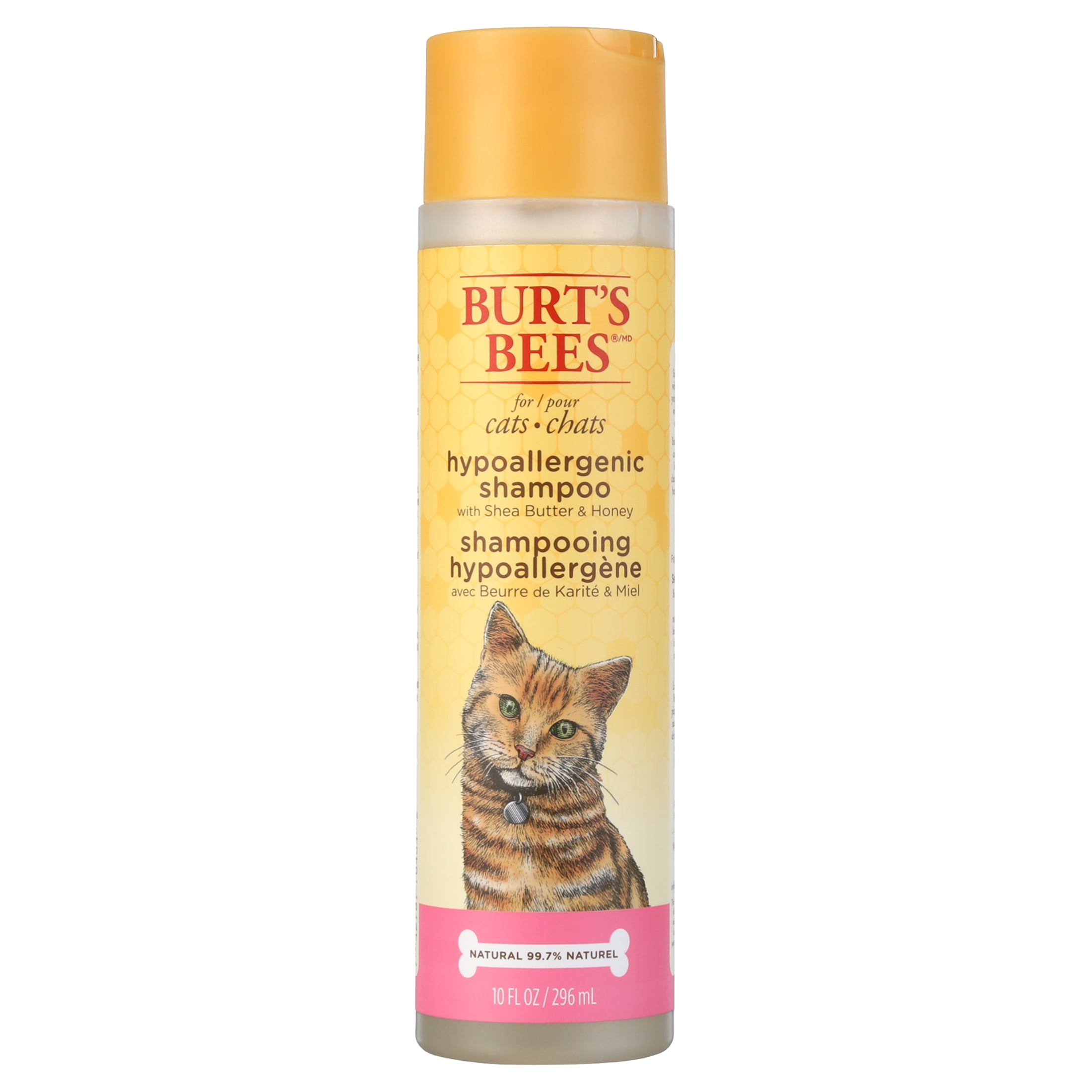 Burt S Bees Natural Pet Care Hypoallergenic Cat Shampoo With Shea Butter And Honey Walmart Com