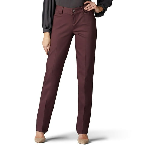 Womens Secretly Shapes Straight Leg Pant in Boulder Grey