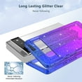 thumbnail image 2 of Google Pixel 6 Pro Case, Rosebono Hybrid Glitter Sparkle Transparent Colorful Gradient TPU Cover Case For Google Pixel 6 Pro (Blue/Purple), 2 of 4