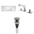 thumbnail image 1 of American Imaginations 48-in. W 3H8-in. Ceramic Top Set In White Color - Drain Incl. AI-32626, 1 of 8
