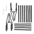 thumbnail image 2 of Fork Headlight Bracket, Simple Installation Motorcycle Headlight Bracket Durable 33 To 41mm  For CBR, 2 of 8