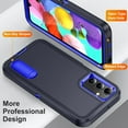 thumbnail image 3 of Galaxy A15 5G Case for Men,Heavy Duty Protection Shockproof Anti-Scratch Slim Fit Lightweight Protective Durable Case Hard Cover with Kickstand for Samsung Galaxy A15 5G 6.5",Navy Blue, 3 of 18