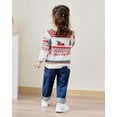 thumbnail image 4 of SANMIO Toddler Baby Boys Girls Deer Christmas Cardigan Sweater Long Sleeve Button-up Coat 6M-4T, 4 of 7