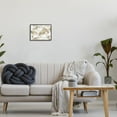 thumbnail image 3 of Neutral Abstract Folds White Beige Busy Shapes Abstract Painting Framed Art Print Wall Art, 3 of 5