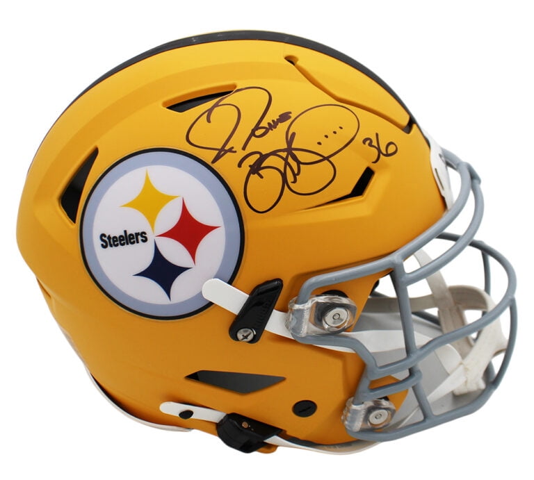 Jerome Bettis Autographed/Signed Pittsburgh Speed Flex Alternate 25 Football Helmet