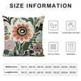 thumbnail image 5 of ARISTURING Retro 70s Groovy Hippie Colorful Flowers Floral Blossom Throw Pillow Covers Decorate Home Living Room Girls Room,Spring Summer Cottagecore Pillowcase, 5 of 5