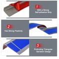 thumbnail image 3 of Uxcell 3.2Ft Stair Nosing, 3cm L Shape Staircase Step Edges Protectors, Blue/Grey, 3 of 6