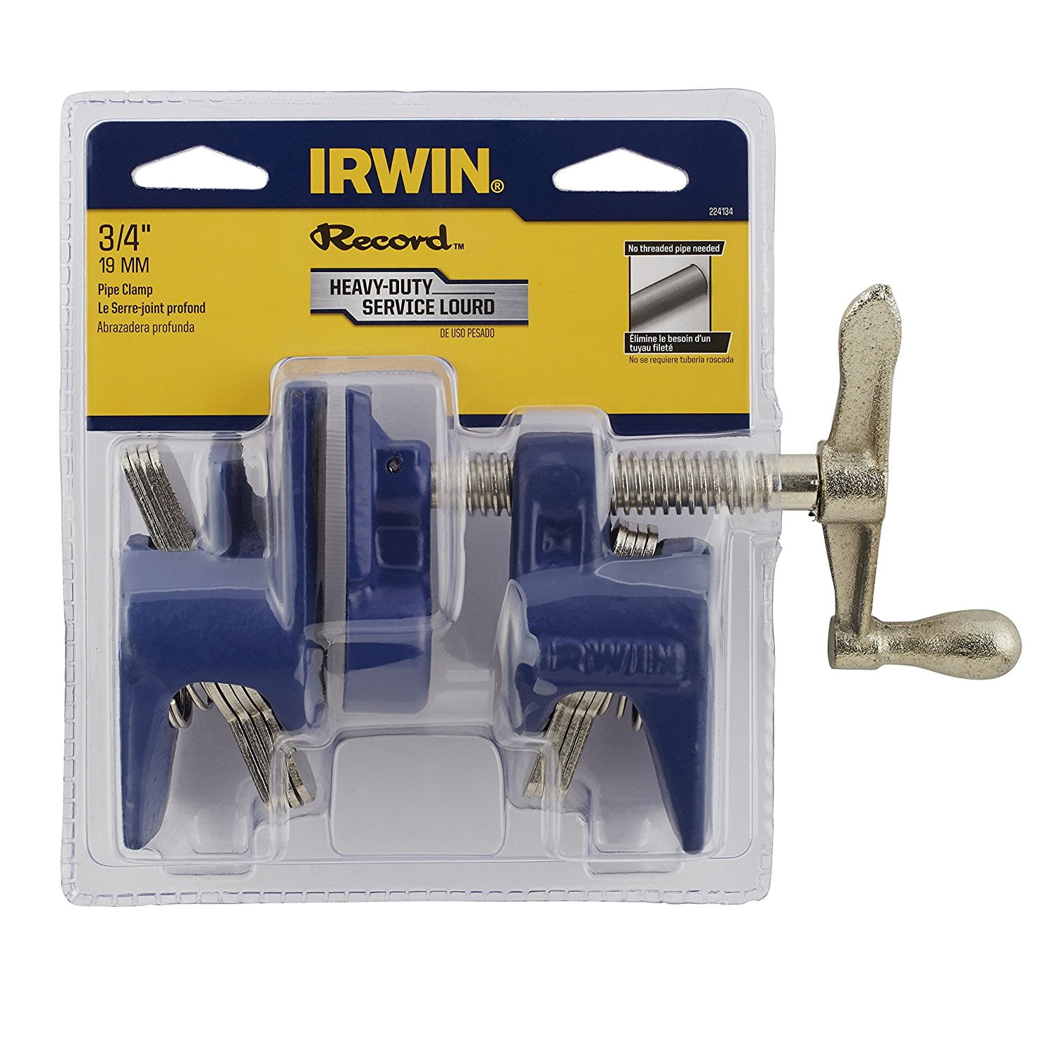 IRWIN 224134 QUICK-GRIP 3/4" Pipe Clamp
