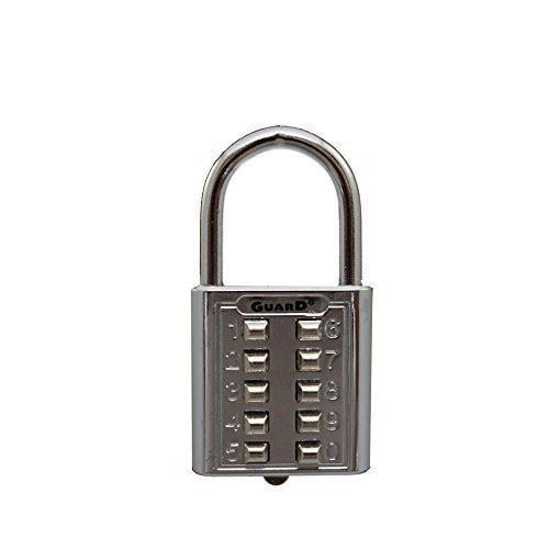 Guard Security Combintion Push Button Lock w/ 5 Digit Locking Mechanism