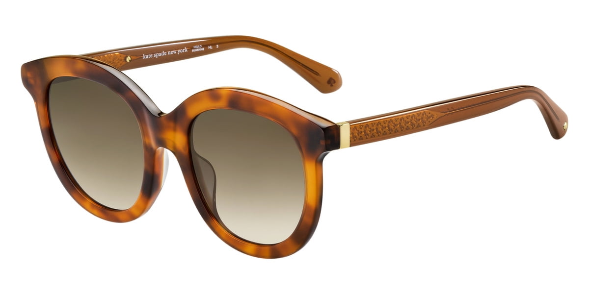 Kate Spade Lillian/G/S Full Rim Oval Modified Brown Sunglasses