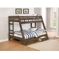 thumbnail image 5 of Wrangle Hill Twin over Full Bunk Bed Gun Smoke, 5 of 8