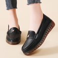 thumbnail image 3 of Mepaouo Womens Slip-ons Loafers Casual Walking Penny Flats Driving Boat Shoes Classic Nurse Shoes, 3 of 6