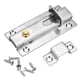 thumbnail image 4 of 2 uds perno de puerta de acero inoxidable puerta de seguridad accesorios de pestillo de botón automático 4 pulgadas, 4 of 8