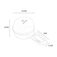 thumbnail image 3 of Portable Round Hard Shell Storage Case with Carabiner Clip for Outdoor Camping and Travel Accessories, 3 of 3
