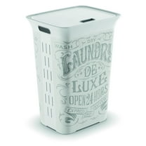 KIS  White  Plastic  Clothes Hamper