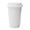 White, variant on Reusable Double Wall Insulated White Ceramic Travel Coffee Cup with Lid & Sleeve, 12 fl.oz, I Am Not a Paper Cup
